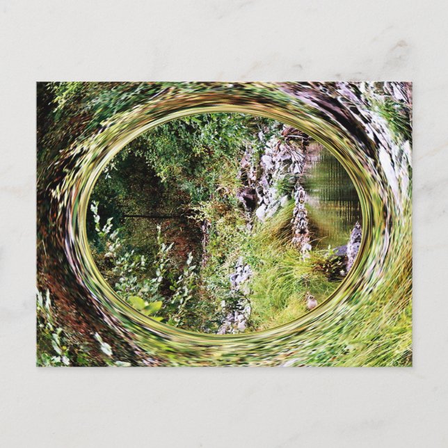 Carte Postale Vue du ruisseau..... (Devant)