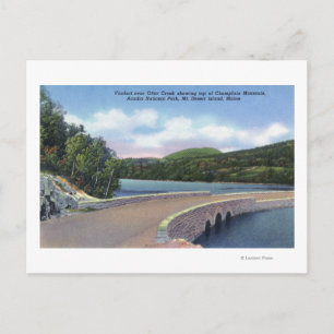 Carte Postale Vue du viaduc du ruisseau Otter, mont Champlain.