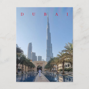 Carte postale vue Dubai Burj Khalifa