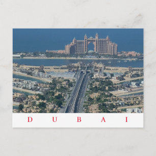 Carte postale vue Dubai Palm Jumeirah