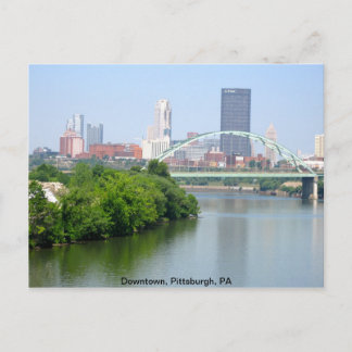Carte Postale Vue d'un pont, Pittsburgh PA