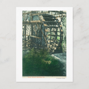 Carte Postale Vue d'une roue d'eauRedding, CA