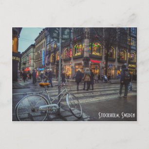 Carte Postale Vue dynamique de Stockholm, Suède