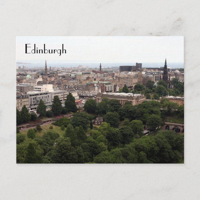 Carte Postale vue edinburgh (Devant)