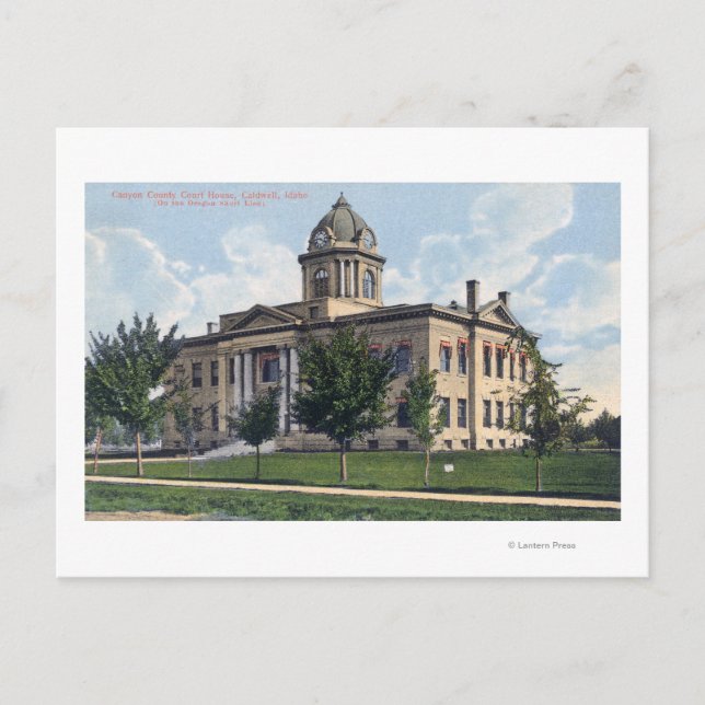 Carte Postale Vue extérieure de Canyon County Court House (Devant)