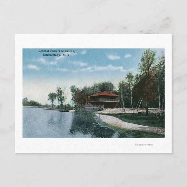 Carte Postale Vue extérieure de Central Park Casino (Devant)
