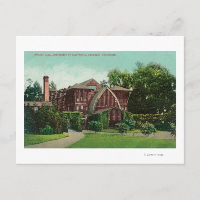 Carte Postale Vue extérieure de Hearst Hall, U de CA (Devant)