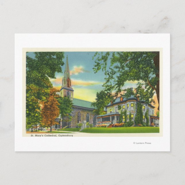 Carte Postale Vue extérieure de la cathédrale St. Mary's (Devant)