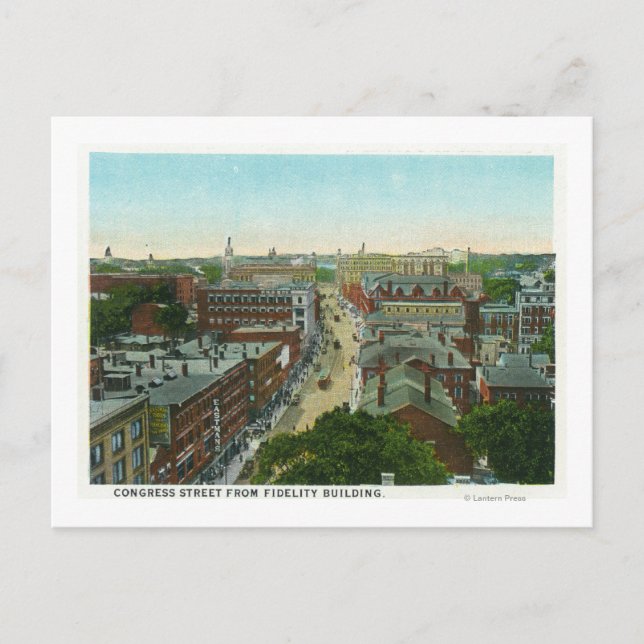 Carte Postale Vue extérieure de la maison de Longfellow (Devant)