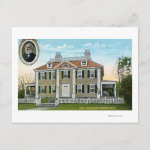 Carte Postale Vue extérieure de la maison de Longfellow # 2