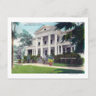 Carte Postale Vue extérieure de la maison du commandant, cour de