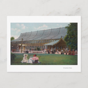 Carte Postale Vue extérieure de la patinoire du parc Idora