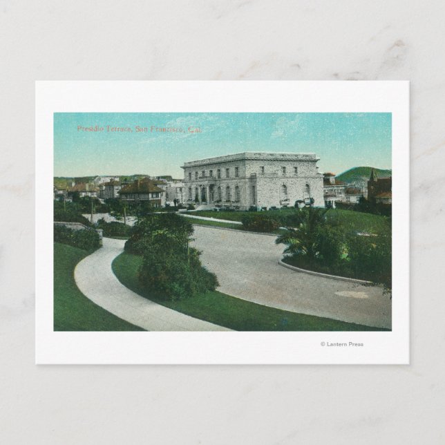 Carte Postale Vue extérieure de la terrasse Presidio (Devant)