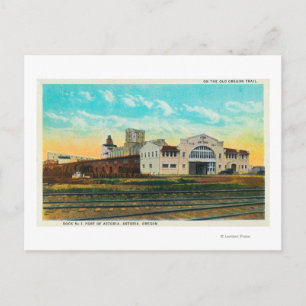 Carte Postale Vue extérieure de l'édifice Port of Astoria Dock