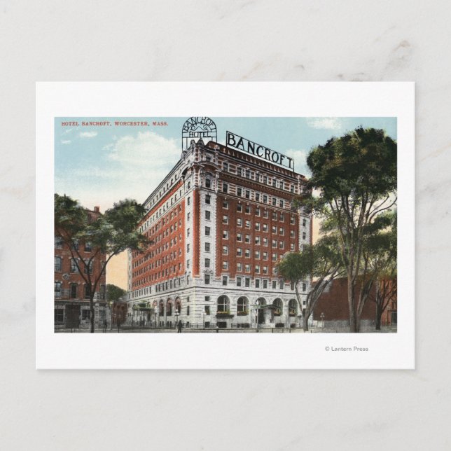 Carte Postale Vue extérieure de l'hôtel Bancroft (Devant)