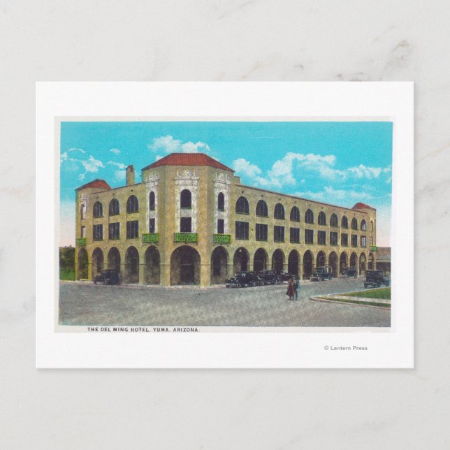 Carte Postale Vue extérieure de l'hôtel Del MingYuma, AZ (Devant)