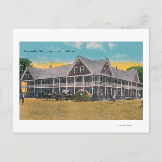 Carte Postale Vue extérieure de l'hôtel Greenville (Devant)