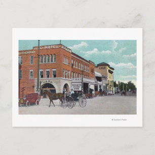 Carte Postale Vue extérieure de l'hôtel Julian Woodland, CA