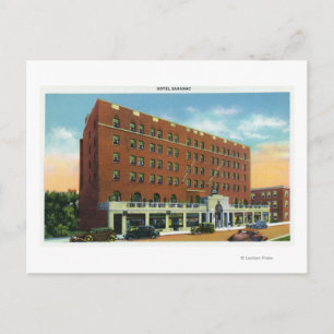 Carte Postale Vue extérieure de l'hôtel Saranac