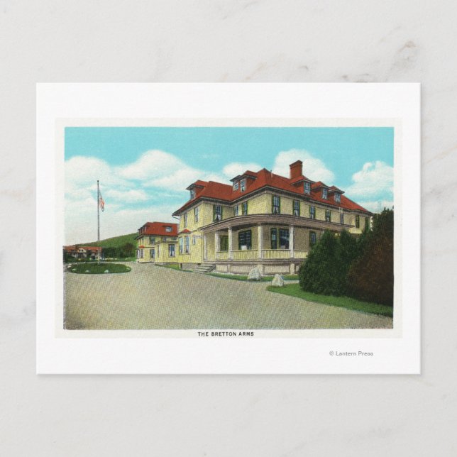 Carte Postale Vue extérieure des armes de Bretton Woods (Devant)