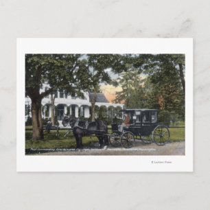 Carte Postale Vue extérieure des quarts de poste