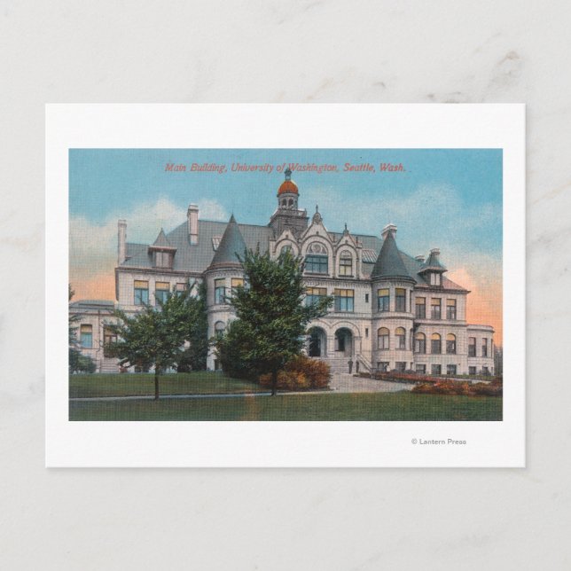 Carte Postale Vue extérieure du bâtiment principal de l'Universi (Devant)