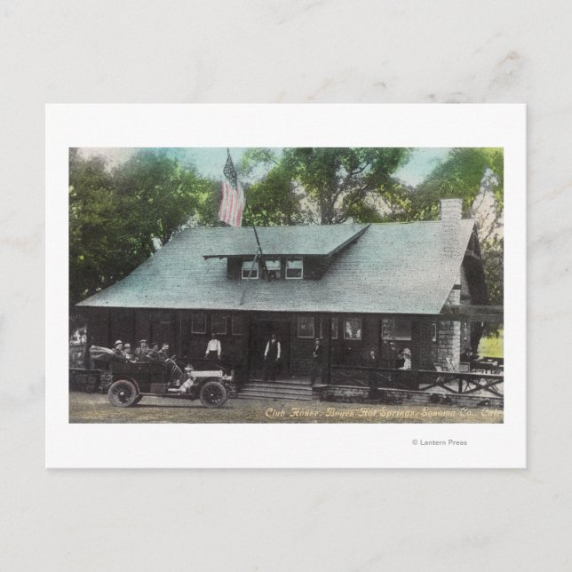 Carte Postale Vue extérieure du Club House (Devant)