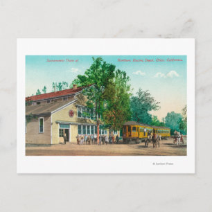 Carte Postale Vue extérieure du dépôt électrique du Nord