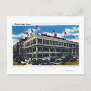 Carte Postale Vue extérieure du jardin Carré de Madison