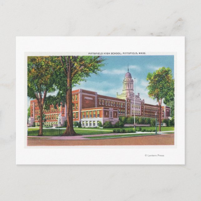 Carte Postale Vue extérieure du lycée (Devant)