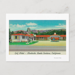 Carte Postale Vue extérieure du Motel Golf, Montecito