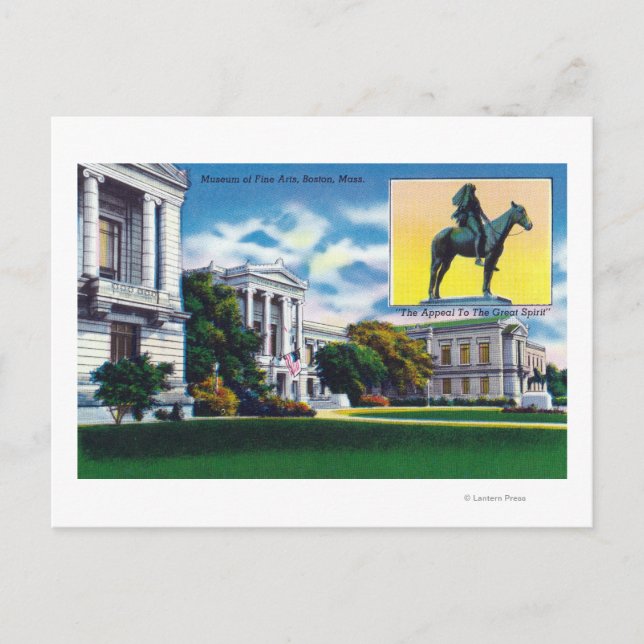 Carte Postale Vue extérieure du musée des Beaux-Arts (Devant)