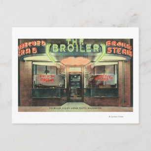 Carte Postale Vue extérieure du restaurant Broiler