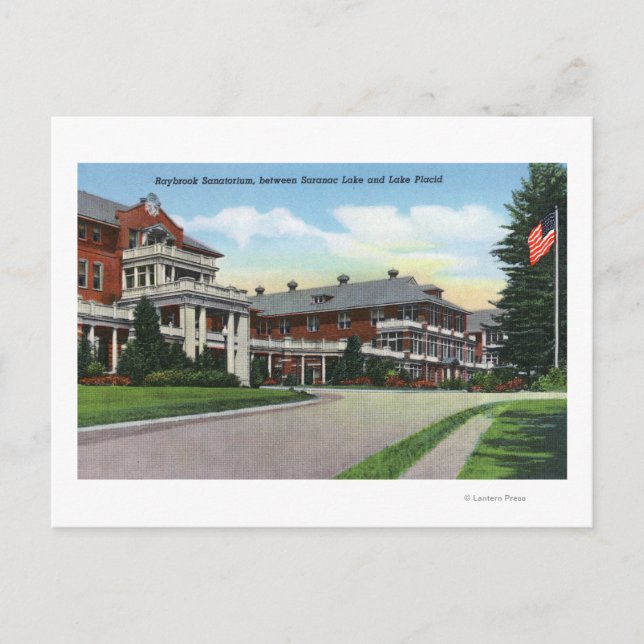 Carte Postale Vue extérieure du Sanatorium Raybrook (Devant)