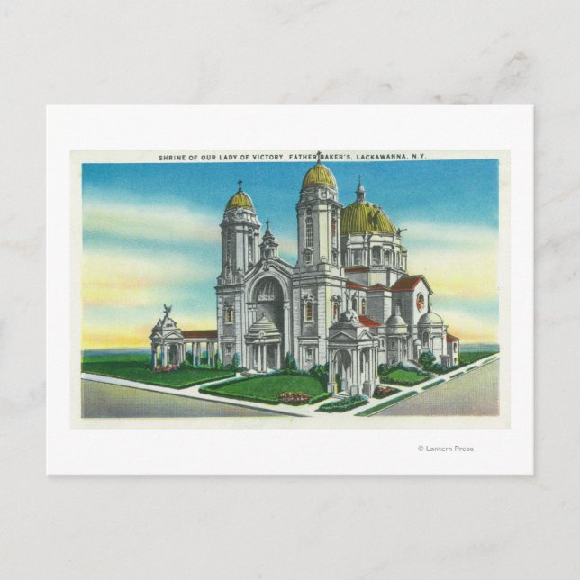 Carte Postale Vue extérieure du Sanctuaire de notre Dame de (Devant)