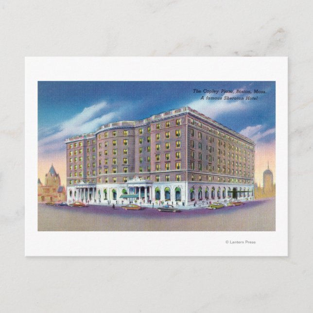 Carte Postale Vue extérieure du Sheraton Hotel à Copley (Devant)