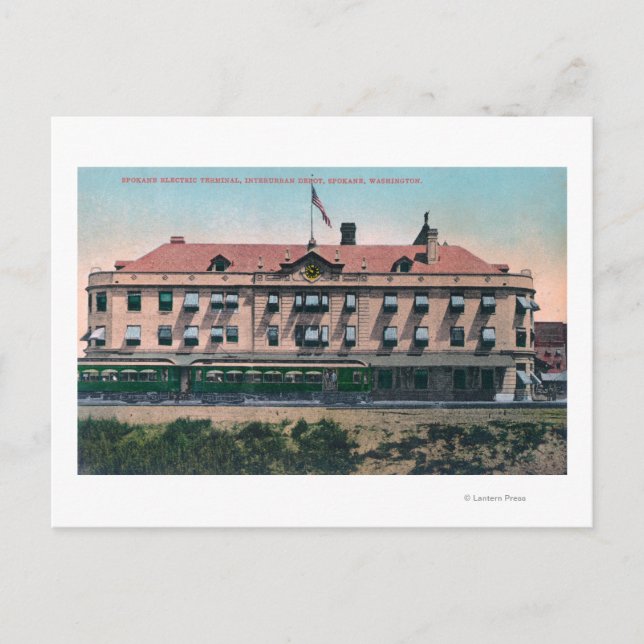 Carte Postale Vue extérieure du terminal et du dépôt (Devant)