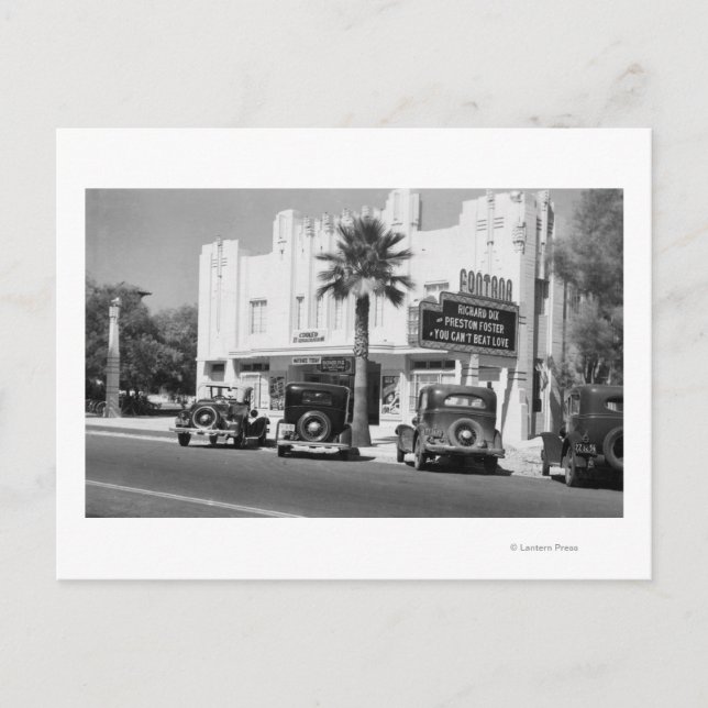 Carte Postale Vue extérieure du théâtre Fontana (Devant)