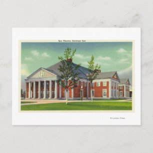 Carte Postale Vue extérieure du théâtre Spa de Saratoga