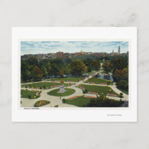 Carte Postale Vue générale du jardin public