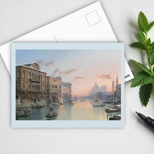 Carte Postale Vue Hiver Sur Le Grand Canal, Venise, (Créateur téléchargé)