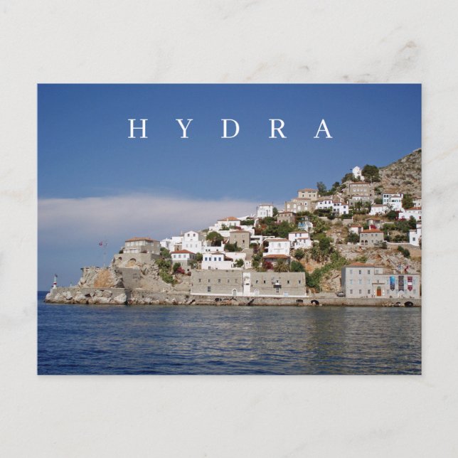 Carte postale vue île Hydra (Devant)