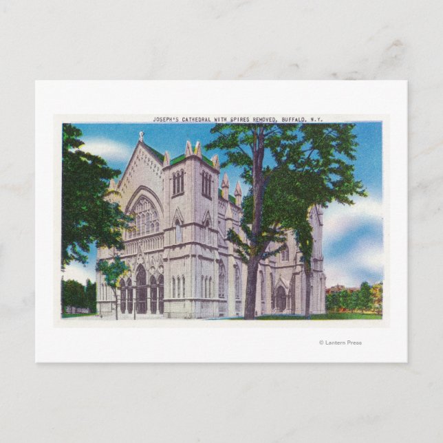 Carte Postale Vue infatigable de la cathédrale Saint-Joseph (Devant)
