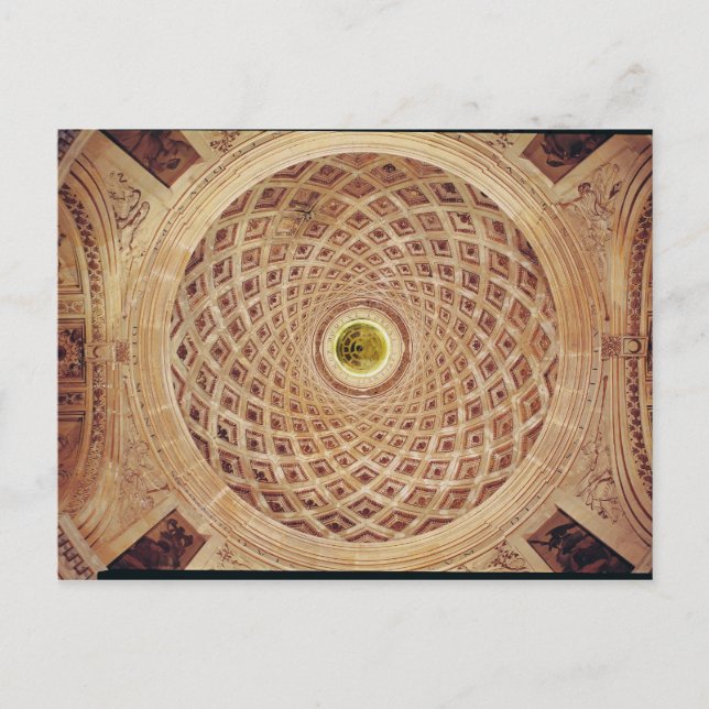 Carte Postale Vue intérieure de la coupole dans la chapelle (Devant)