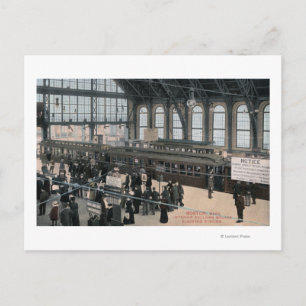 Carte Postale Vue intérieure de la gare Carré de Sullivan