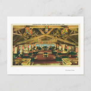 Carte Postale Vue intérieure du Canyon Hotel Lounge