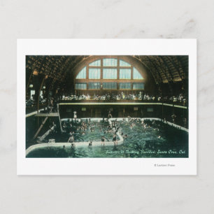 Carte Postale Vue intérieure du pavillon de baignade