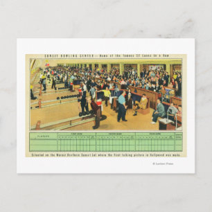 Carte Postale Vue intérieure du Sunset Bowling Center