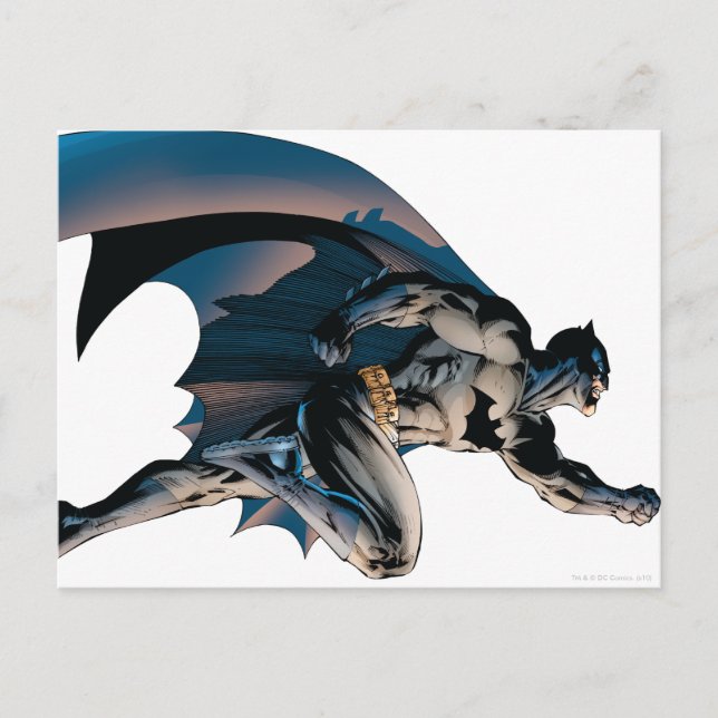 Carte Postale Vue latérale de fuite de Batman (Devant)