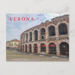 Carte postale vue latérale de l'Arène de Vérone